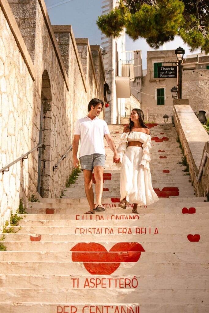 Scalinata dell'amore a Vieste